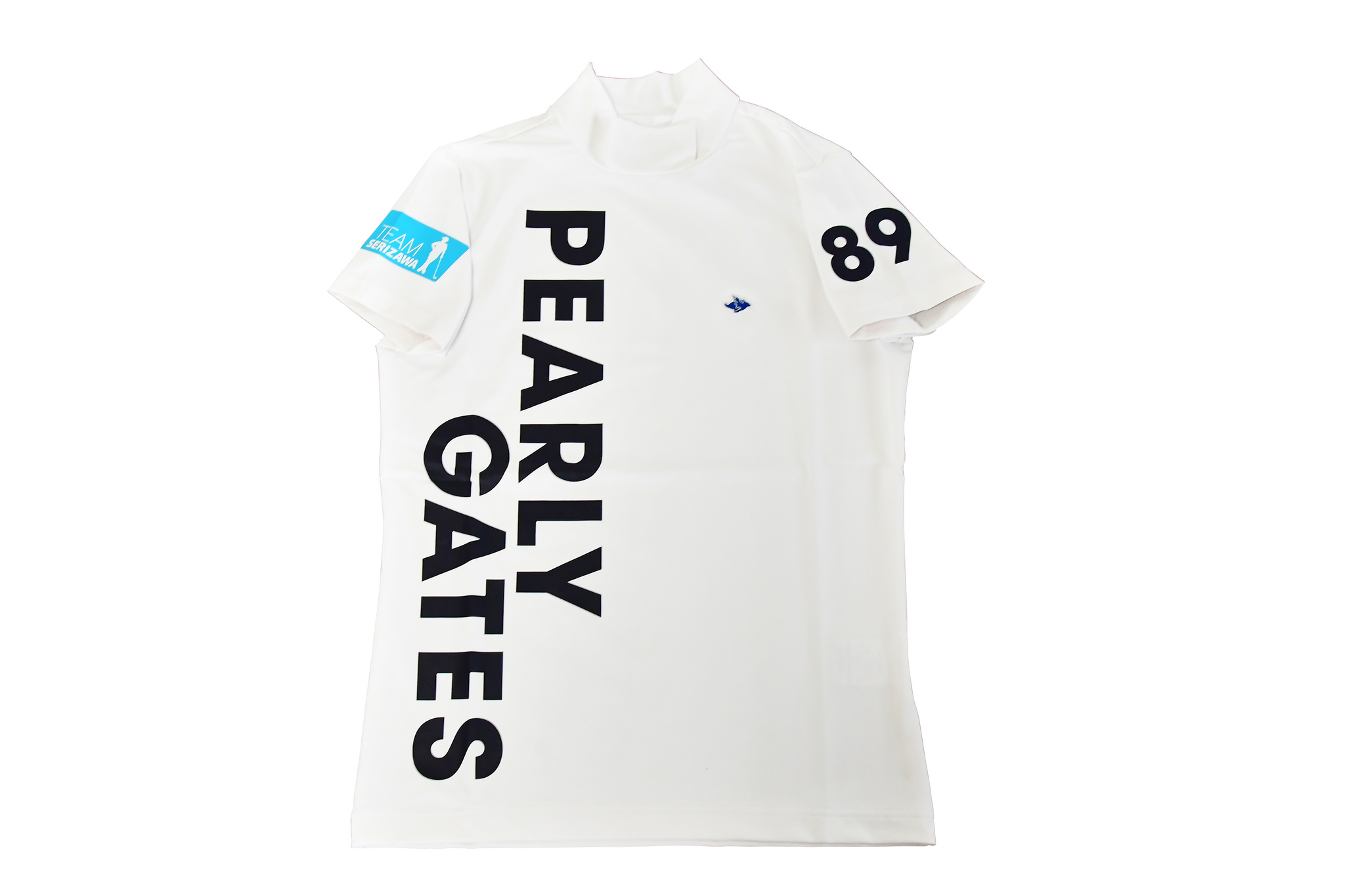 パーリーゲイツ×チームセリザワ コラボ 半袖ハイネックカットソー パーリーゲイツ×チームセリザワ コラボ 半袖ハイネックカットソー